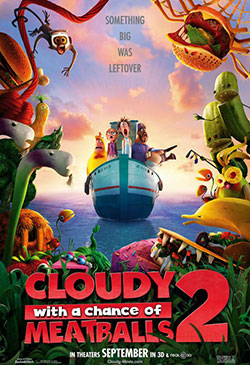 Cloudy With a Chance of Meatballs 2 Poster