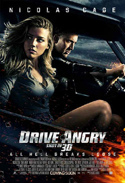 Drive Angry 3D Poster