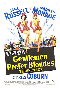 Gentlemen Prefer Blondes Poster